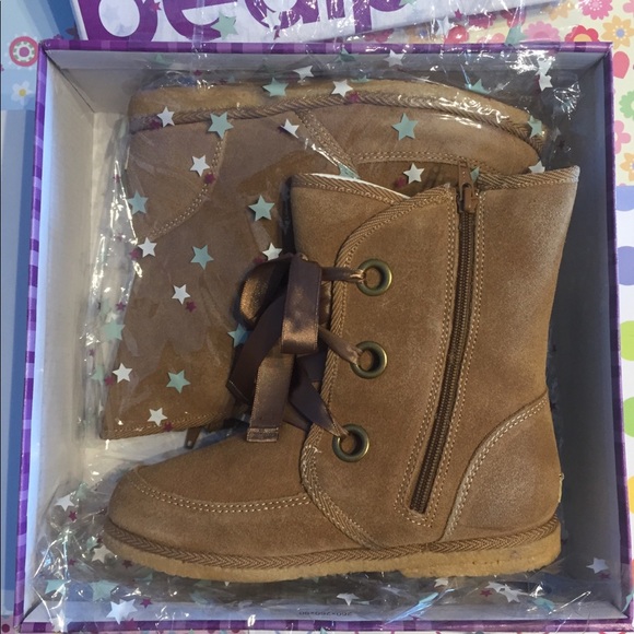 Pediped NEW in Box light brown boots US 13-13.5 - Picture 1 of 11